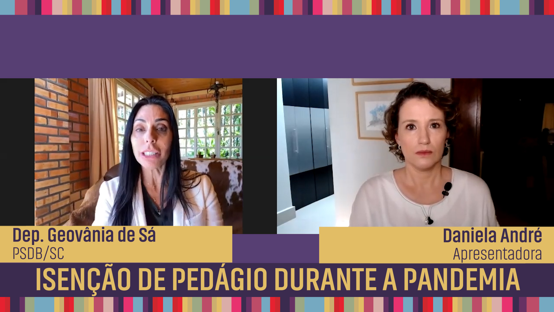 Isenção de pedágio durante a pandemia