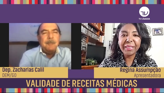 Zacharias Calil defende aumento do prazo de validade de receitas médicas