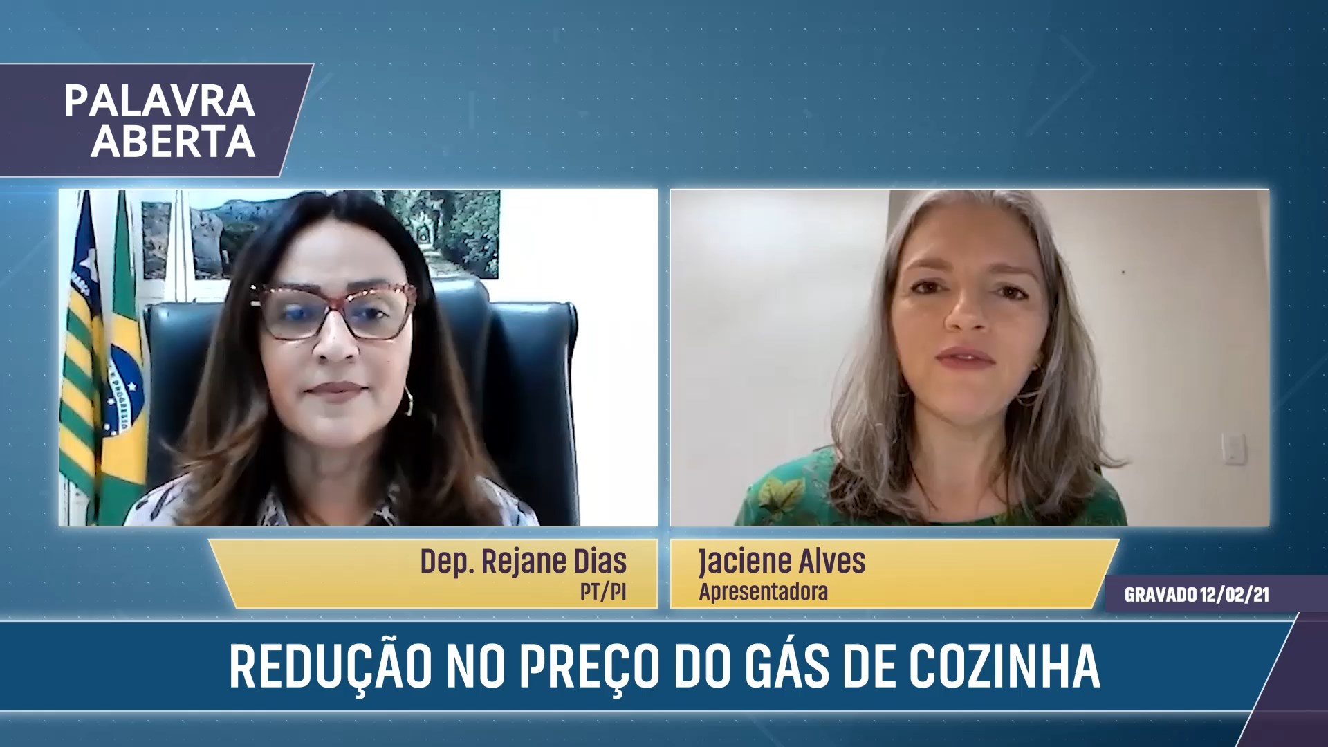 Redução no preço do gás de cozinha