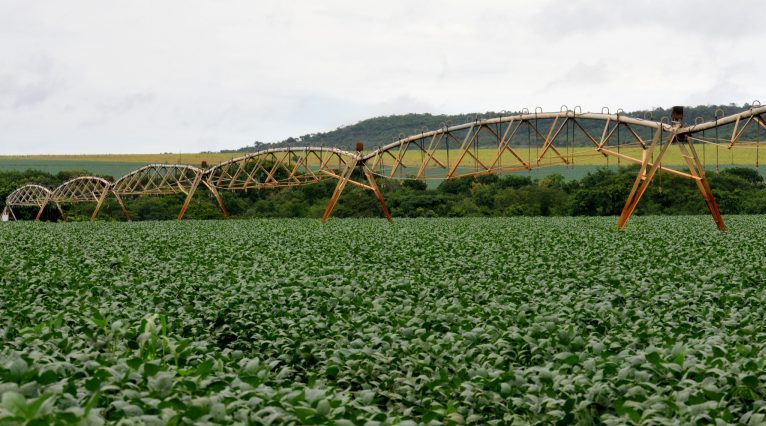 Agropecuária - plantações - irrigação água lavoura tecnologia agrícola