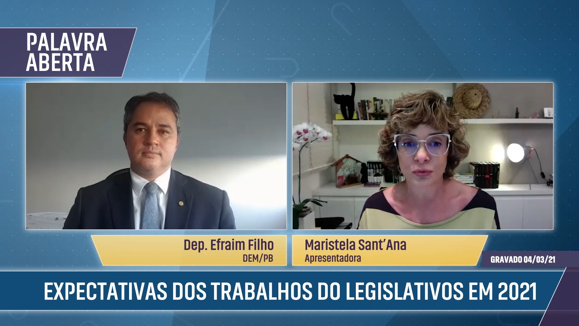 Expectativas dos trabalhos do legislativo em 2021 - DEM