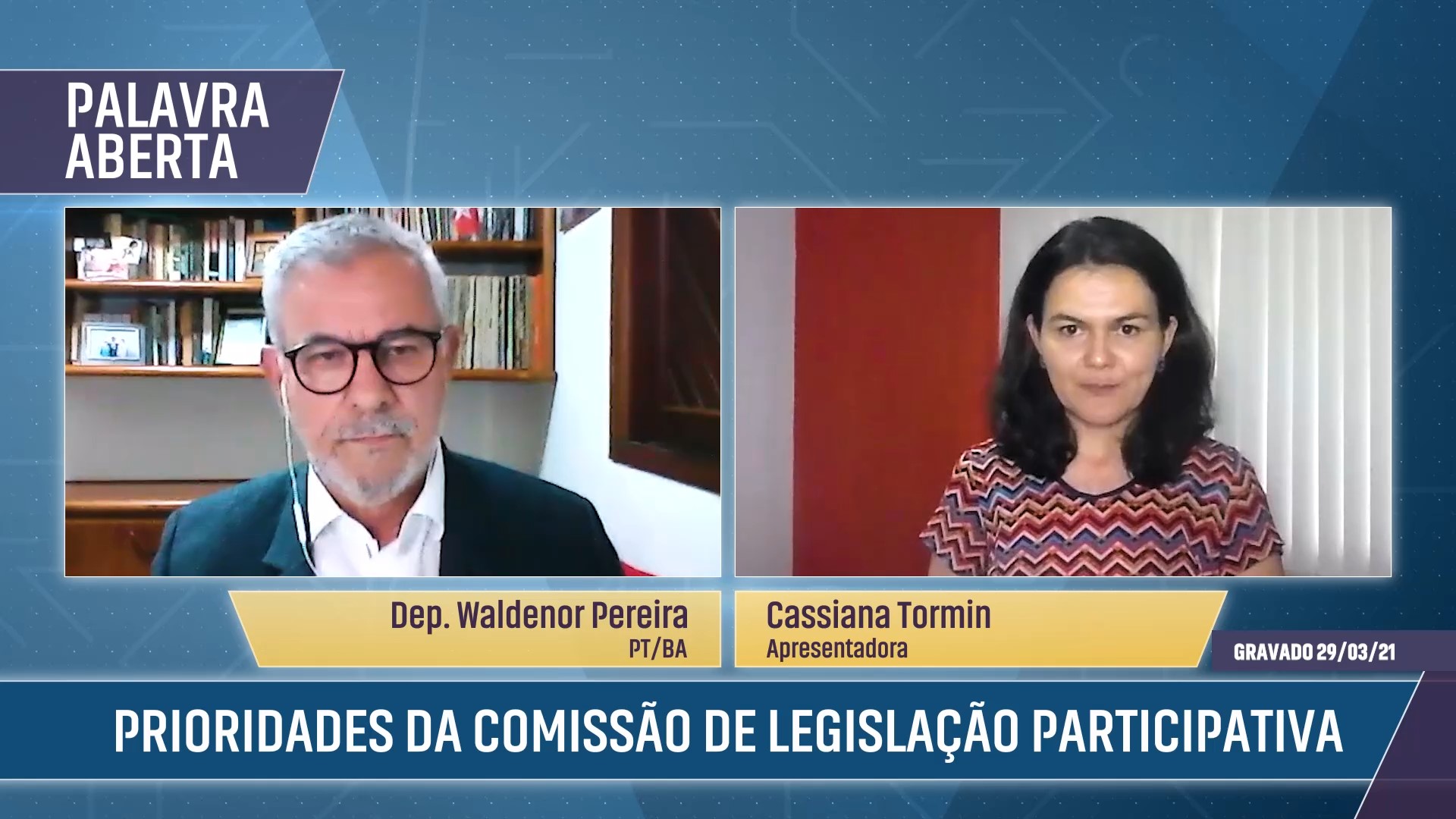 Prioridades da Comissão de Legislação Participativa