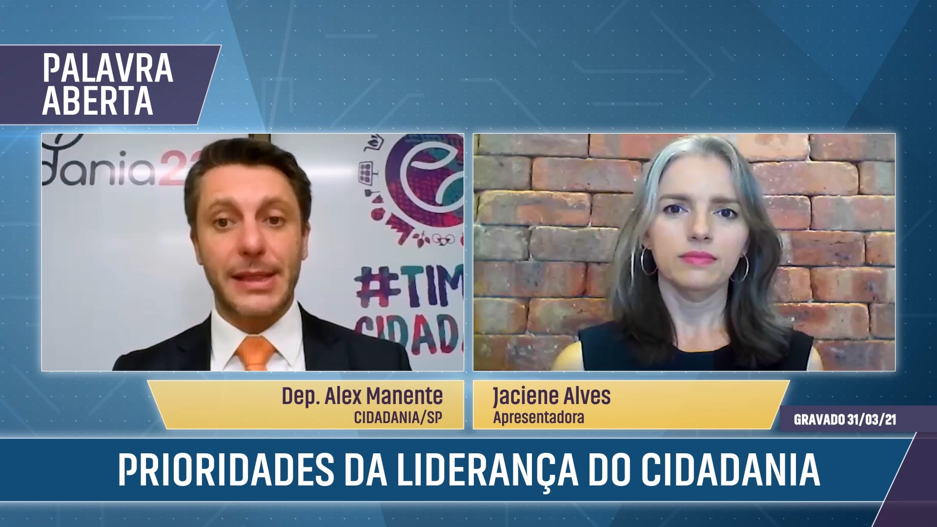 Prioridades da liderança do Cidadania