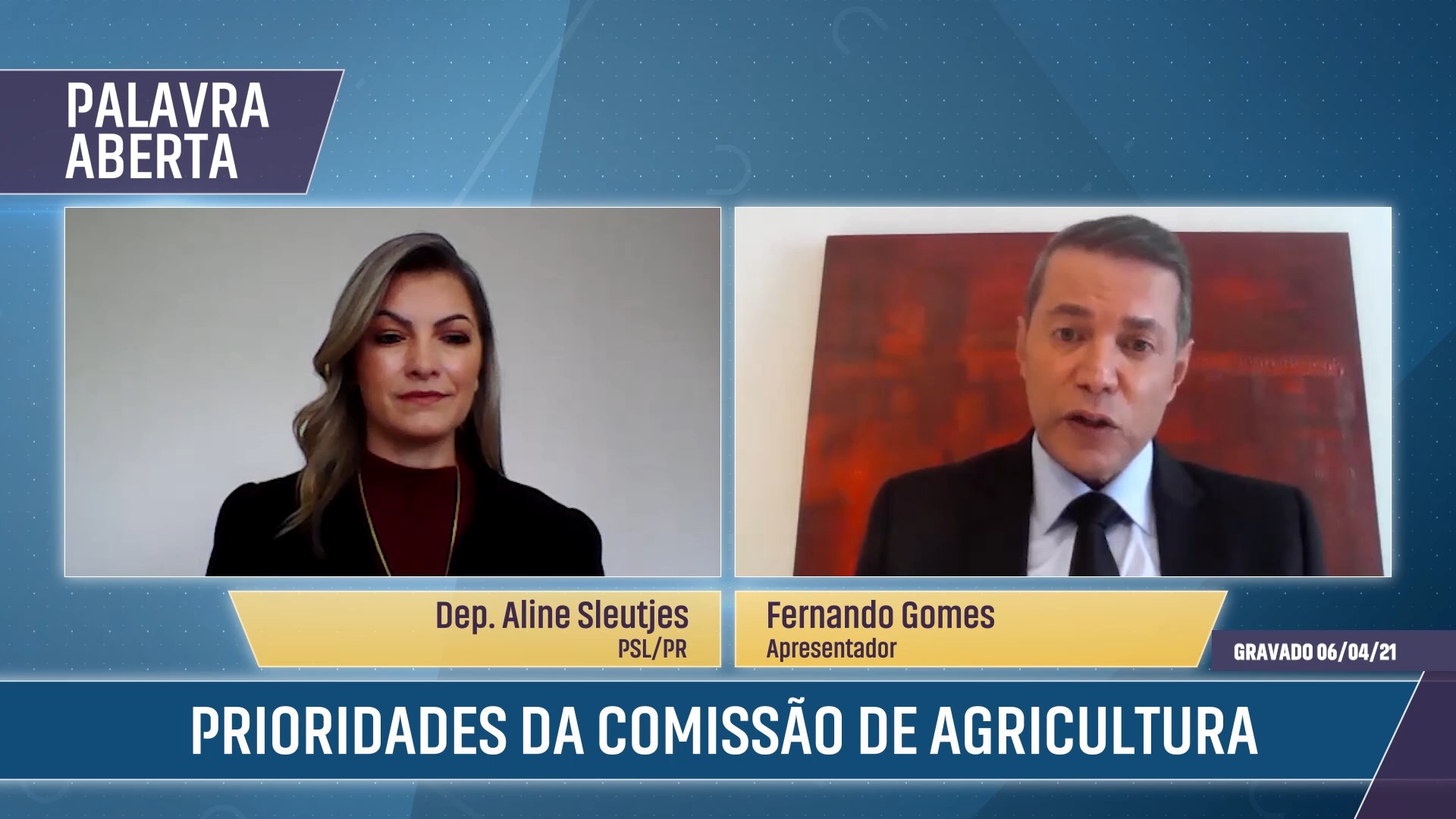 Prioridades da Comissão de Agricultura