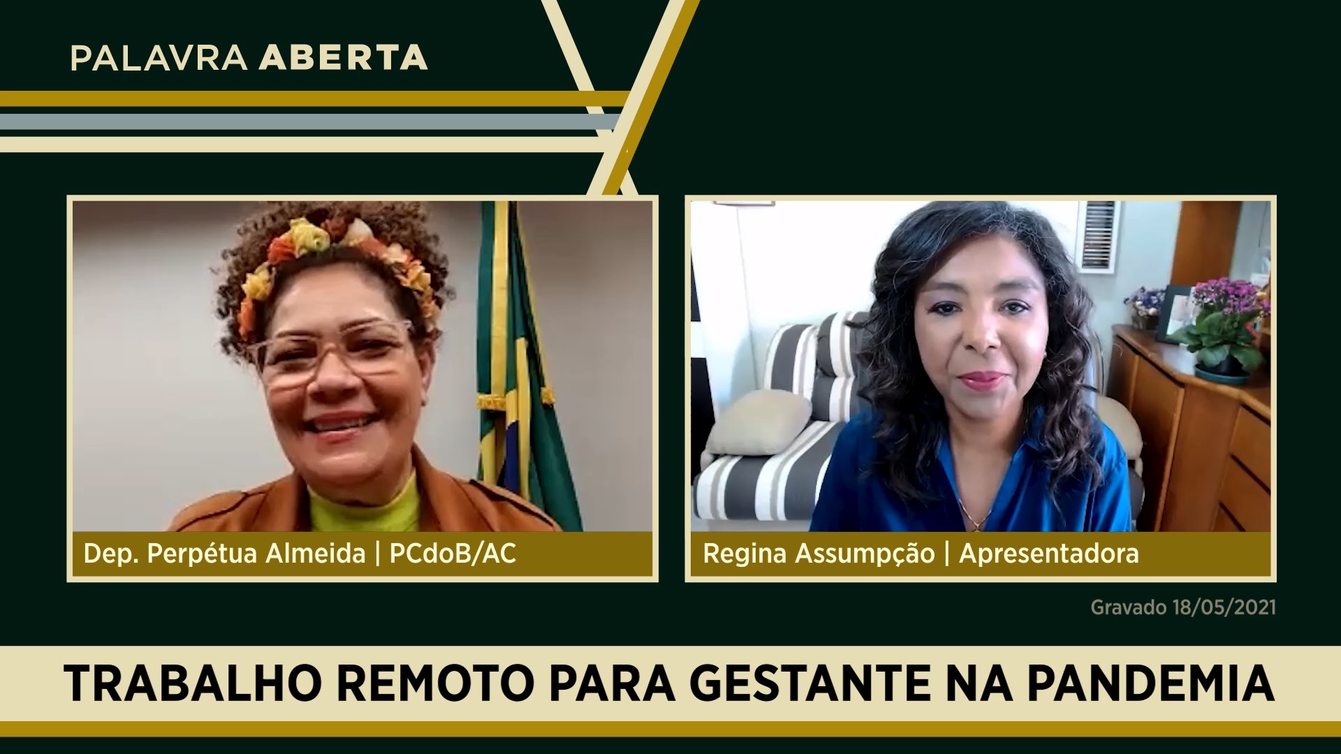 Trabalho remoto para gestante na pandemia