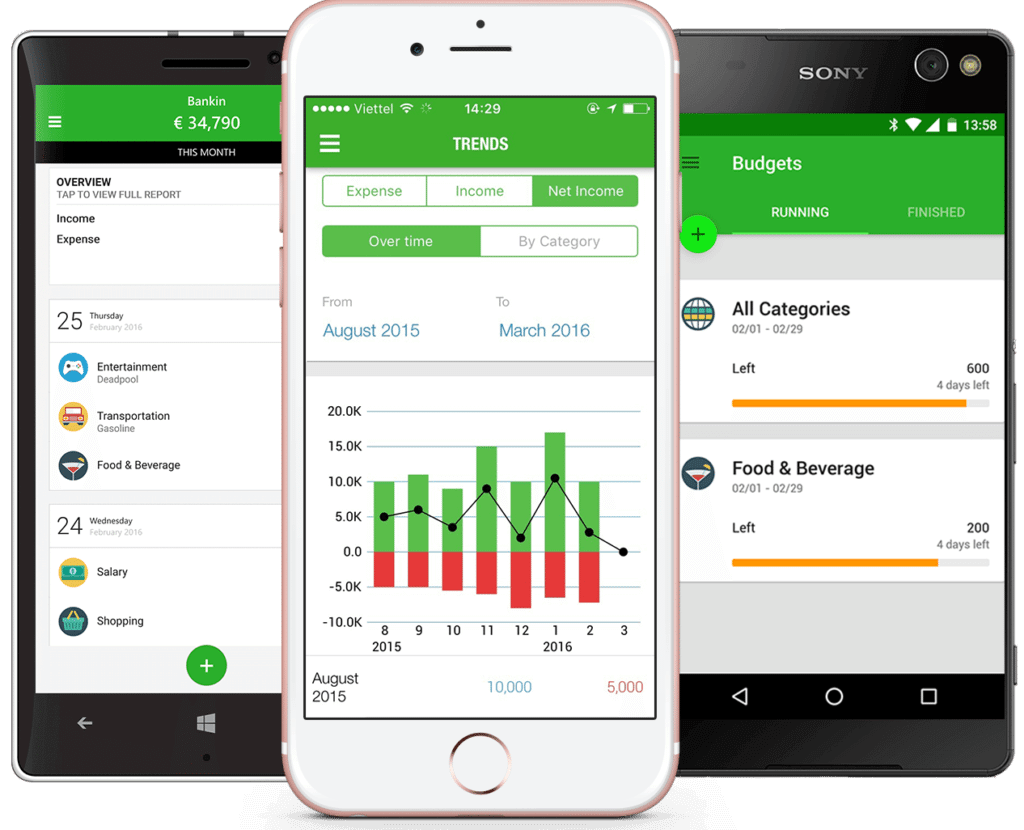 Novos aplicativos financeiros