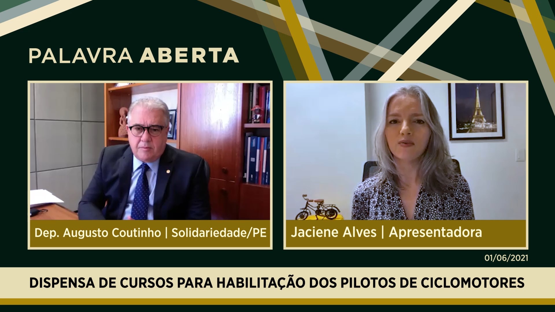 Dispensa de cursos para habilitação dos pilotos de ciclomotores