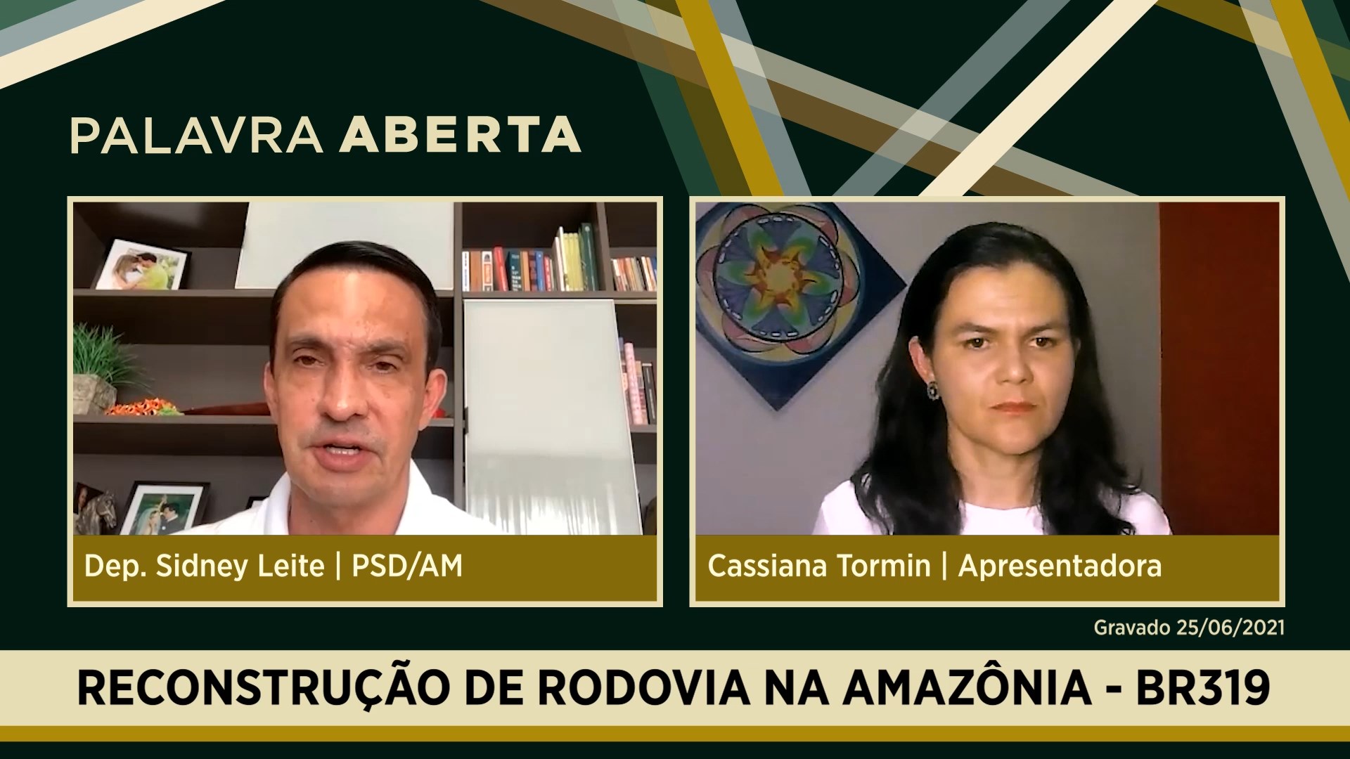 Reconstrução de rodovia na Amazônia - BR319