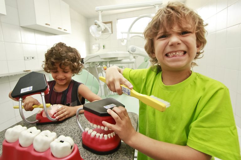 Saúde - saúde bucal - odontologia educação cáries consultório odontológico odontologia hábitos saudáveis escova dentes dentição (posto de Saúde da Família em Engenho do Meio, Recife-PE)