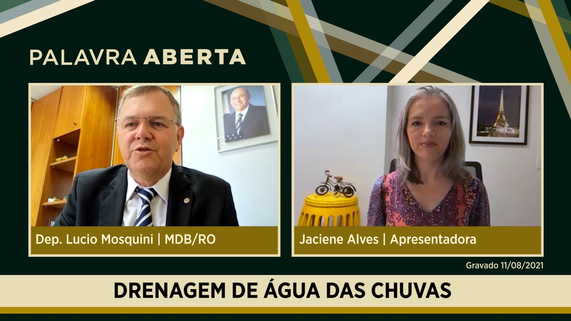 Drenagem de água das chuvas