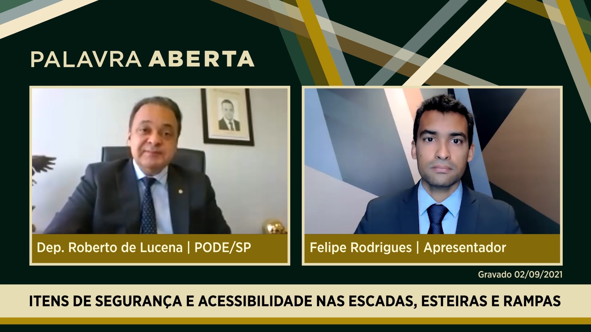 Itens de segurança e acessibilidade nas escadas, esteiras e rampas