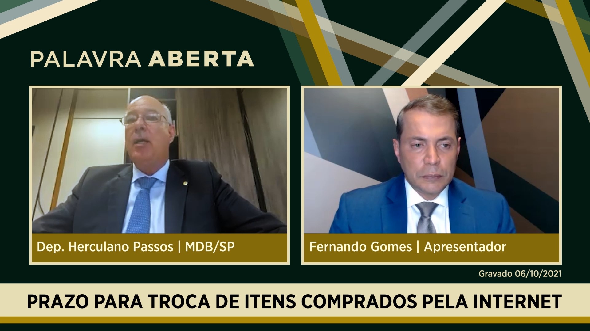 Prazo para troca de itens comprados pela internet