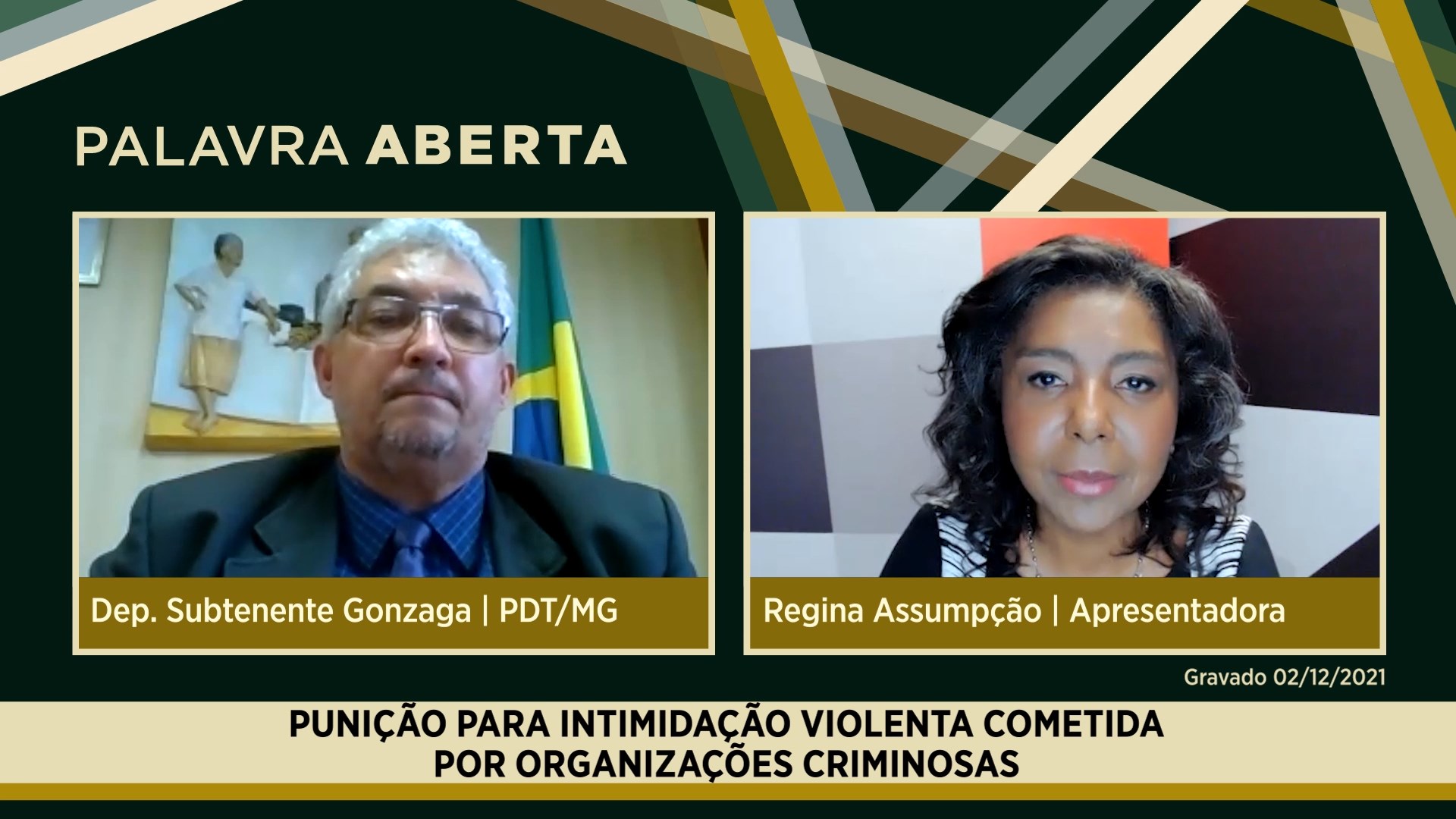 Punição para intimidação violenta cometida por organizações criminosas