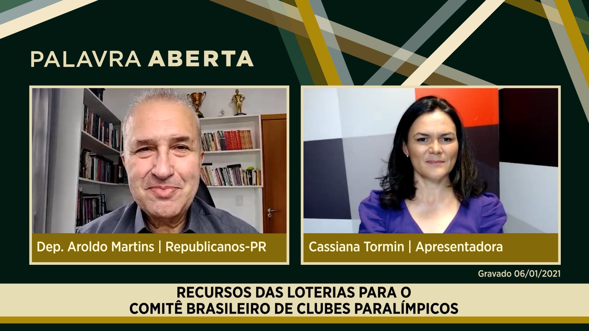 Recursos das loterias para o Comitê Brasileiro de Clubes Paralímpicos