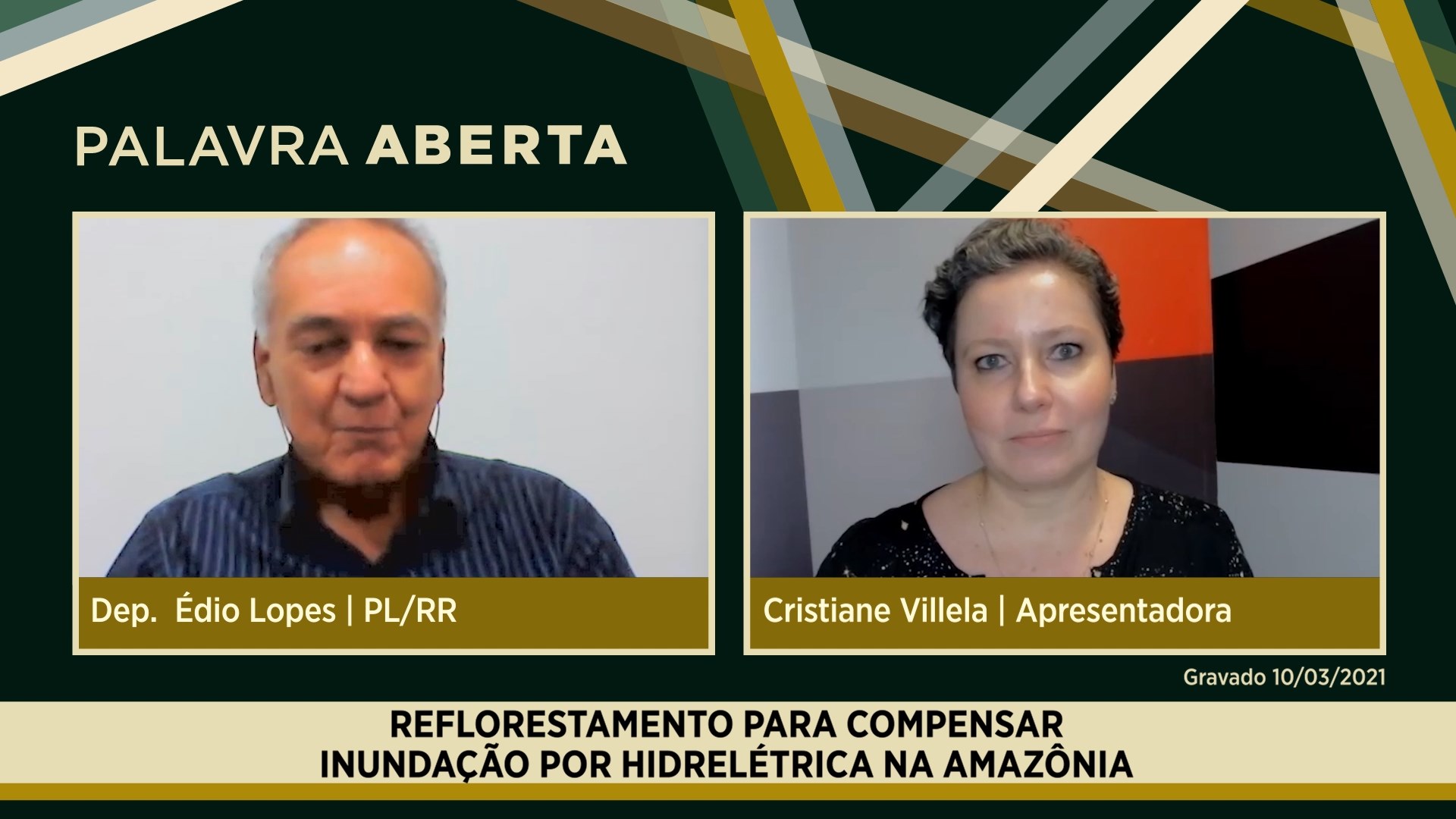 Reflorestamento para compensar inundação por hidrelétrica na Amazônia