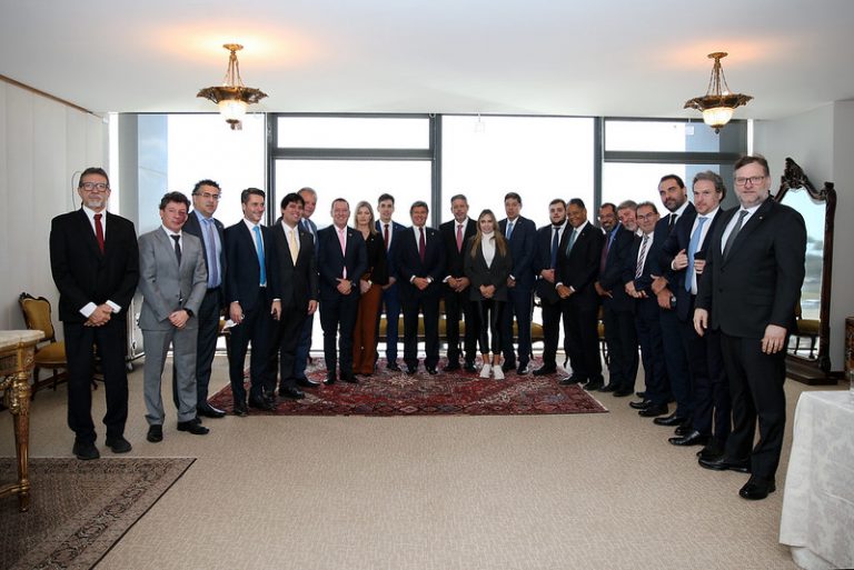 Fux, Lira e lideranças da Câmara