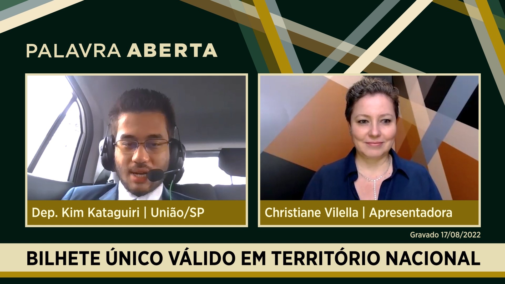 Bilhete Único válido em território nacional para transportes públicos