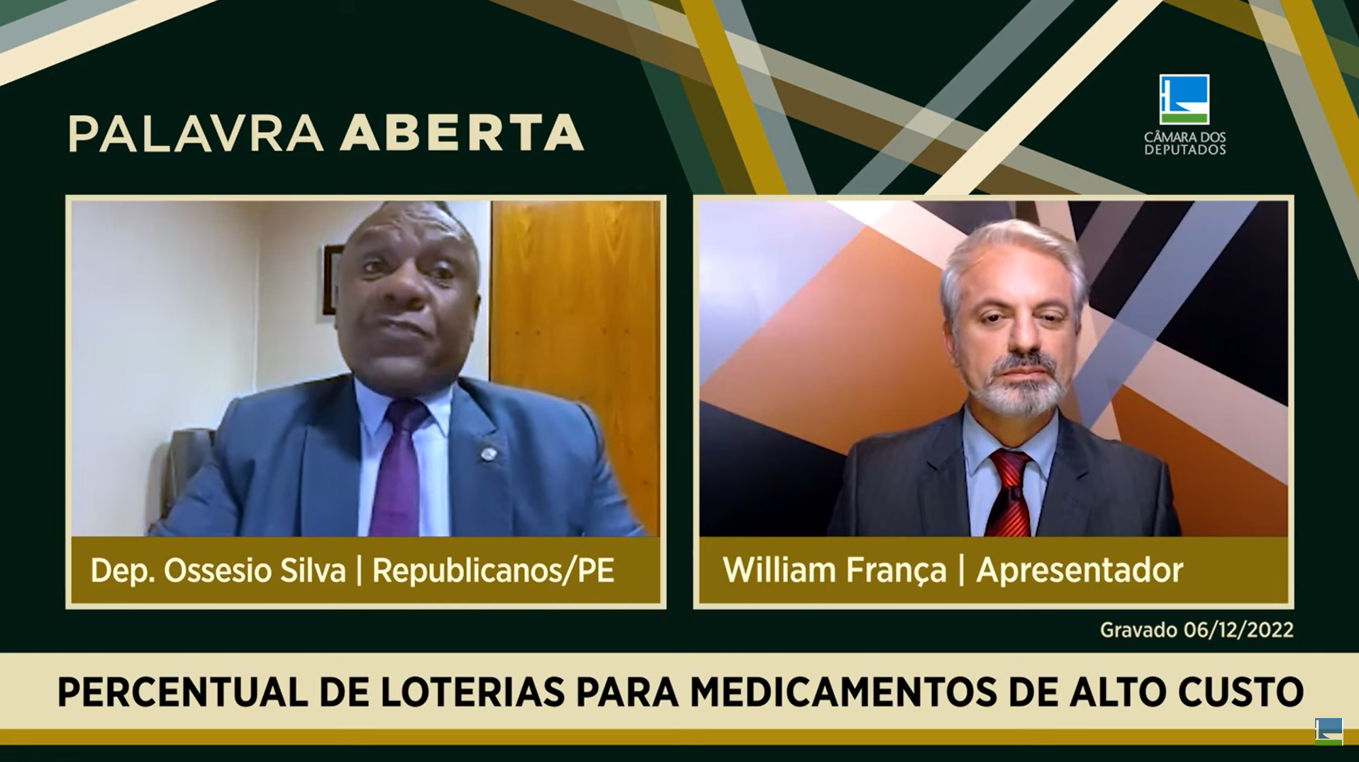 Percentual de loterias para medicamentos de alto custo