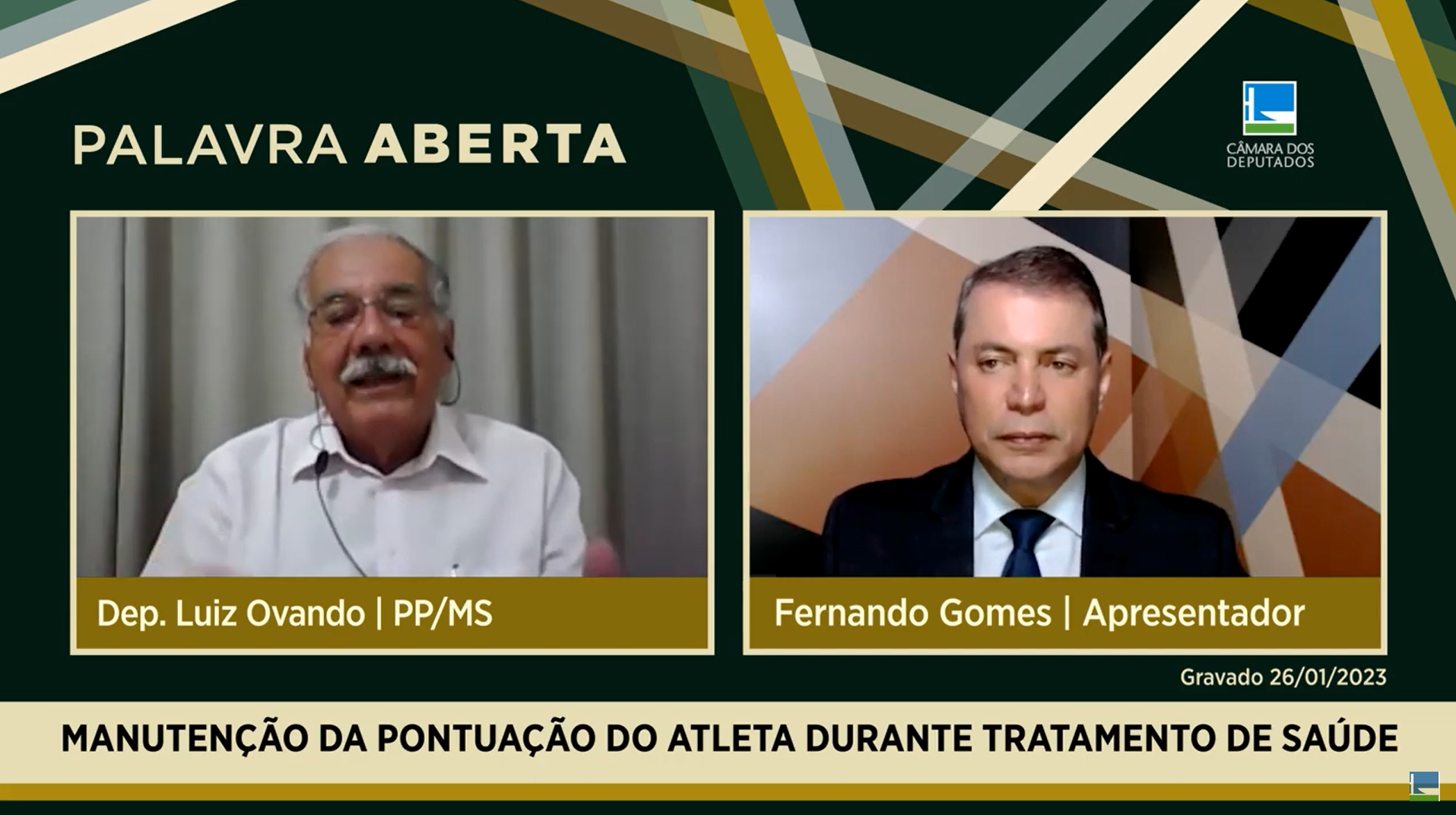 Manutenção da pontuação do atleta durante tratamento de saúde