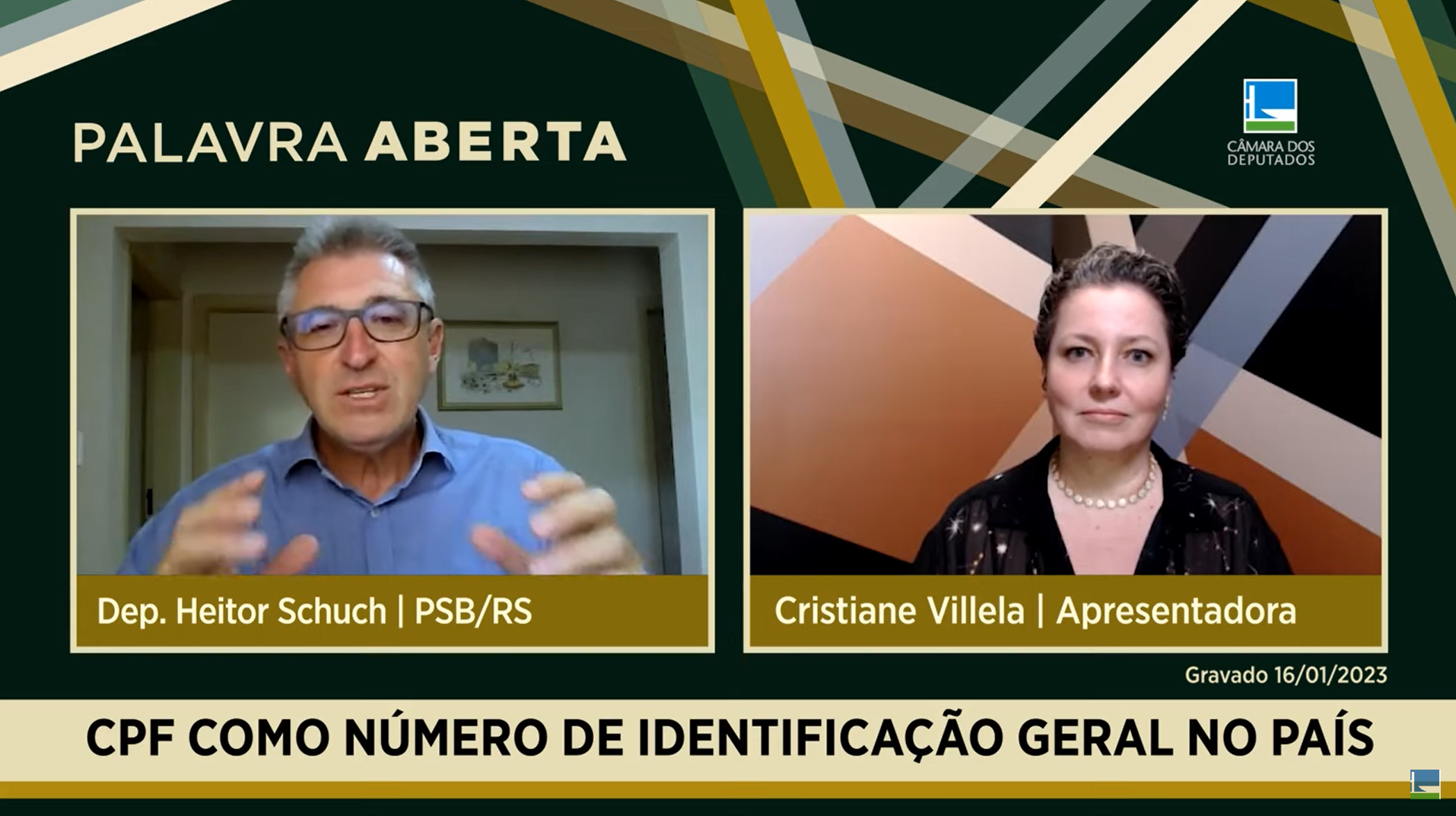 CPF como número de identificação geral no país