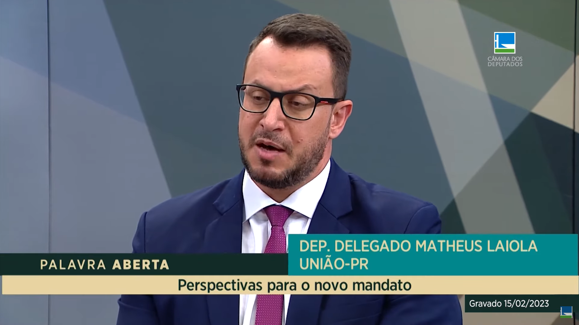 Delegado Matheus comenta perspectivas para o novo mandato