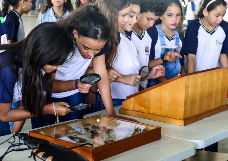 Educação - feira de ciências - alunos