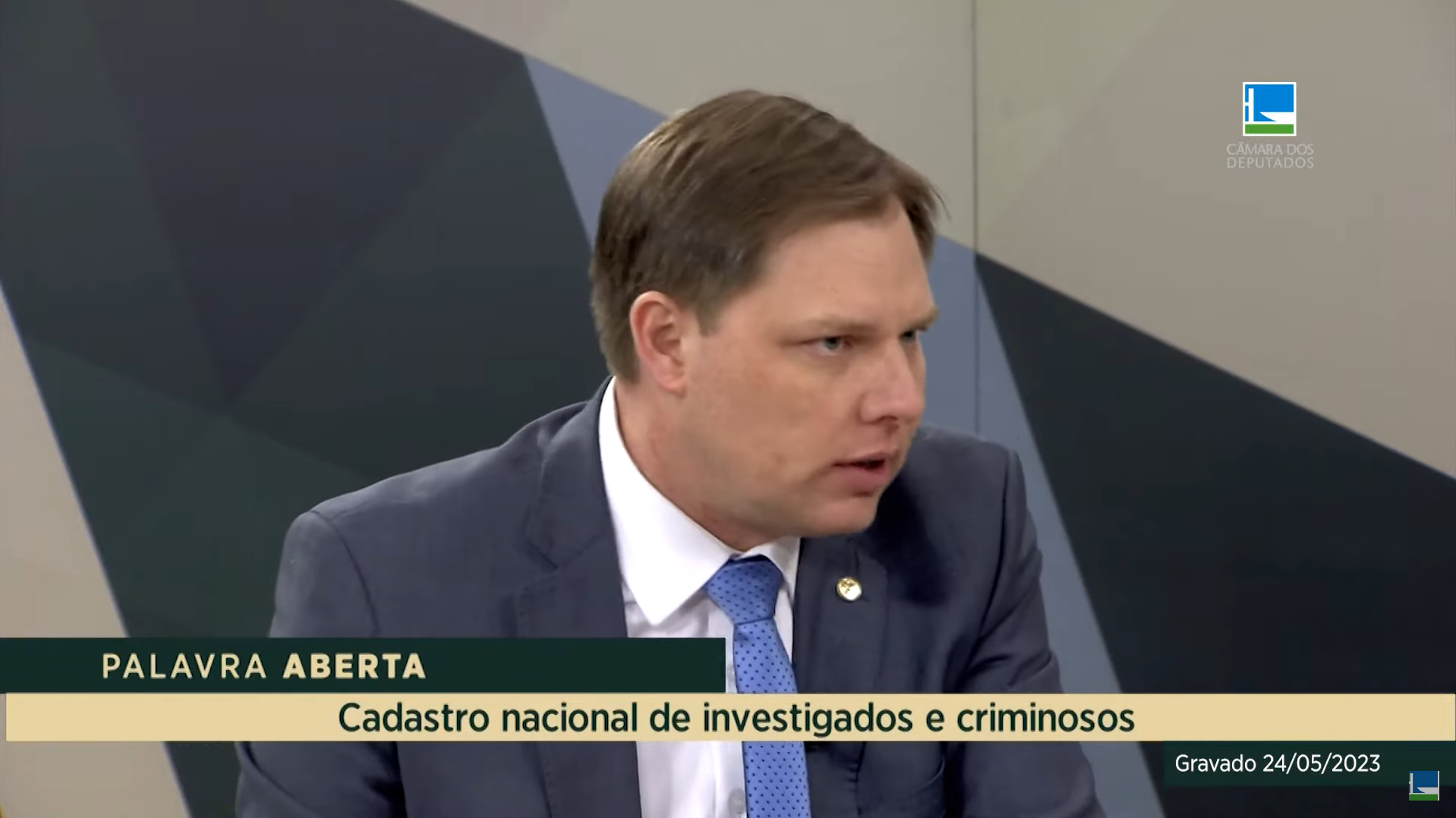 Lucas Redecker propõe criação de banco de dados de investigados e criminosos