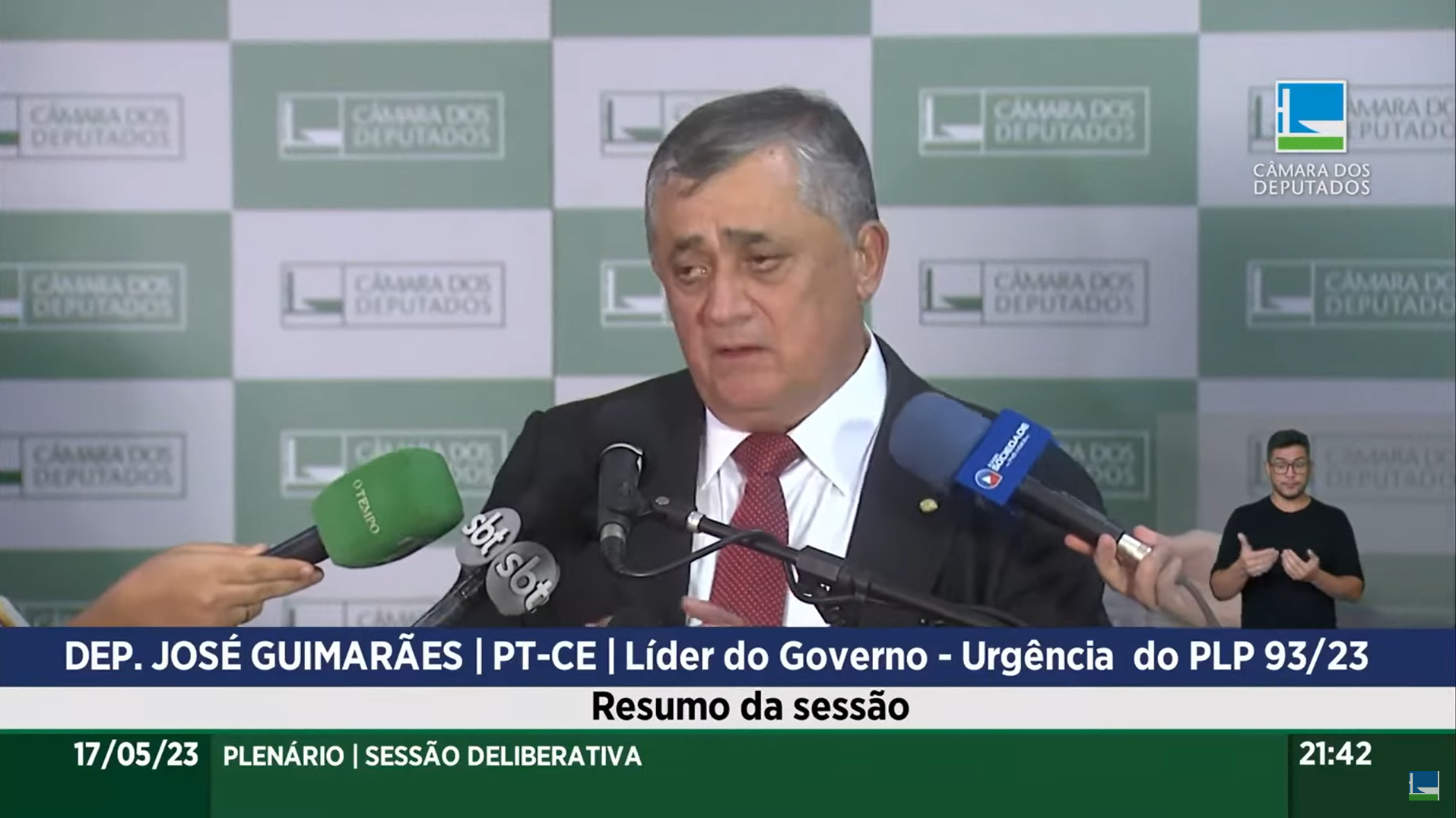 Plenário - Resumo do dia -  17/05/23
