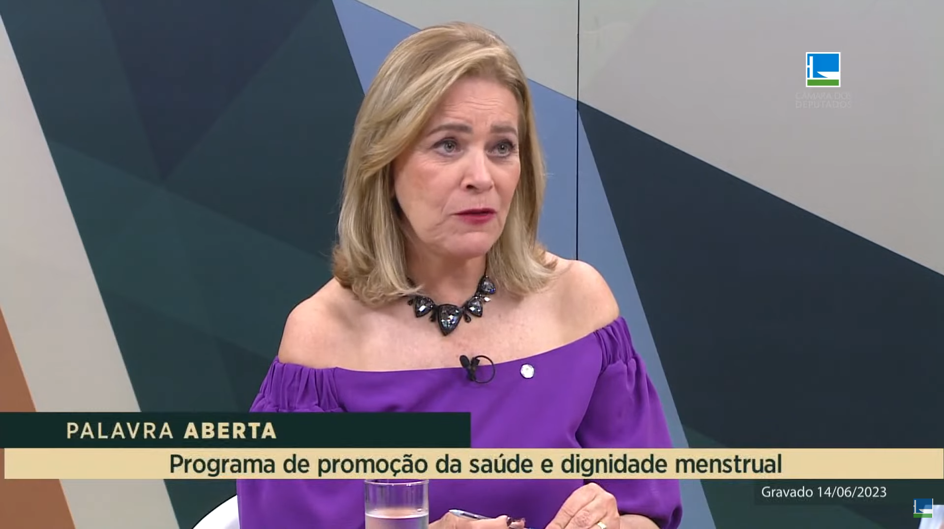 Lêda Borges comenta implantação do Programa de Promoção da Saúde e Dignidade Menstrual