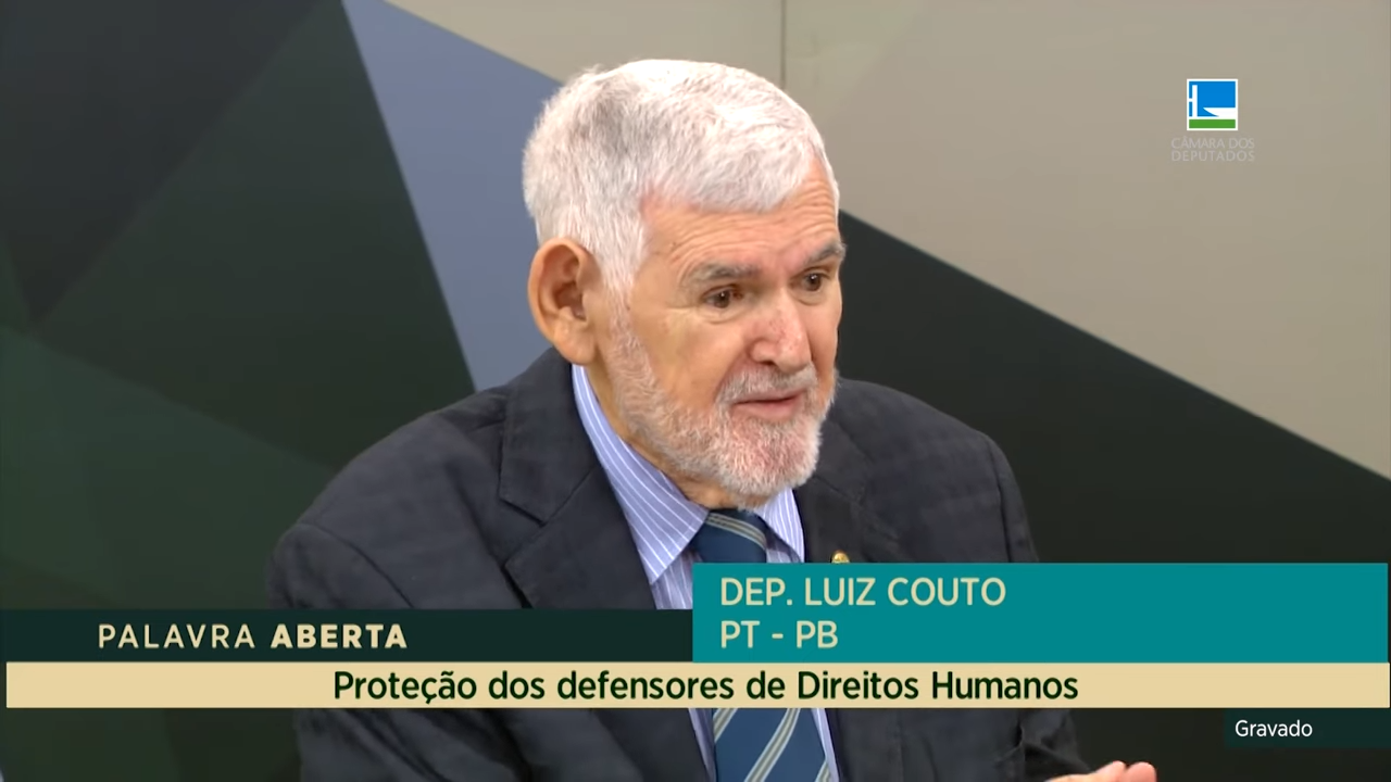 Luiz Couto defende proteção para defensores dos direitos humanos