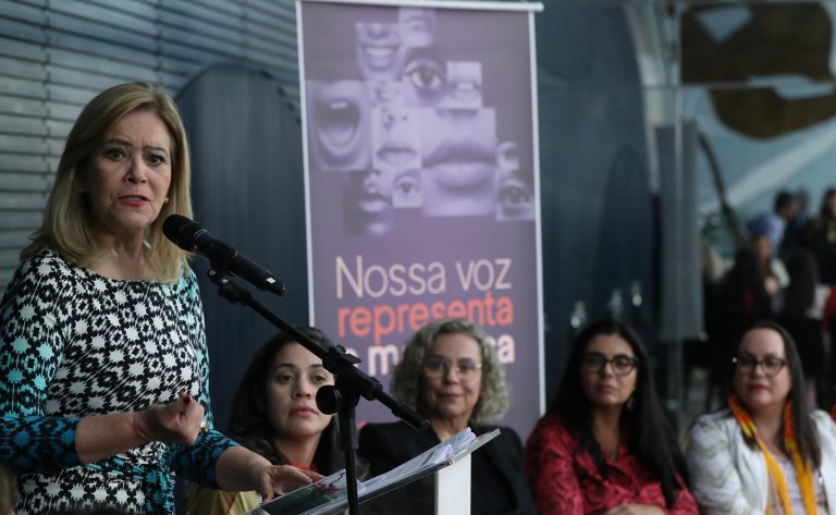 Abertura da campanha Agosto Lilás. Dep. Lêda Borges (PSDB-GO)