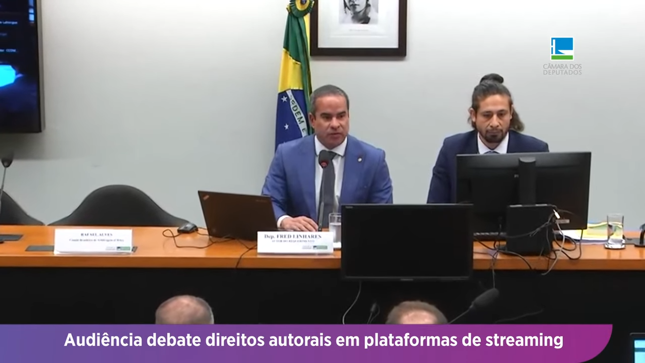 Audiência debate direitos autorais em plataformas de streaming - 10/11/2023