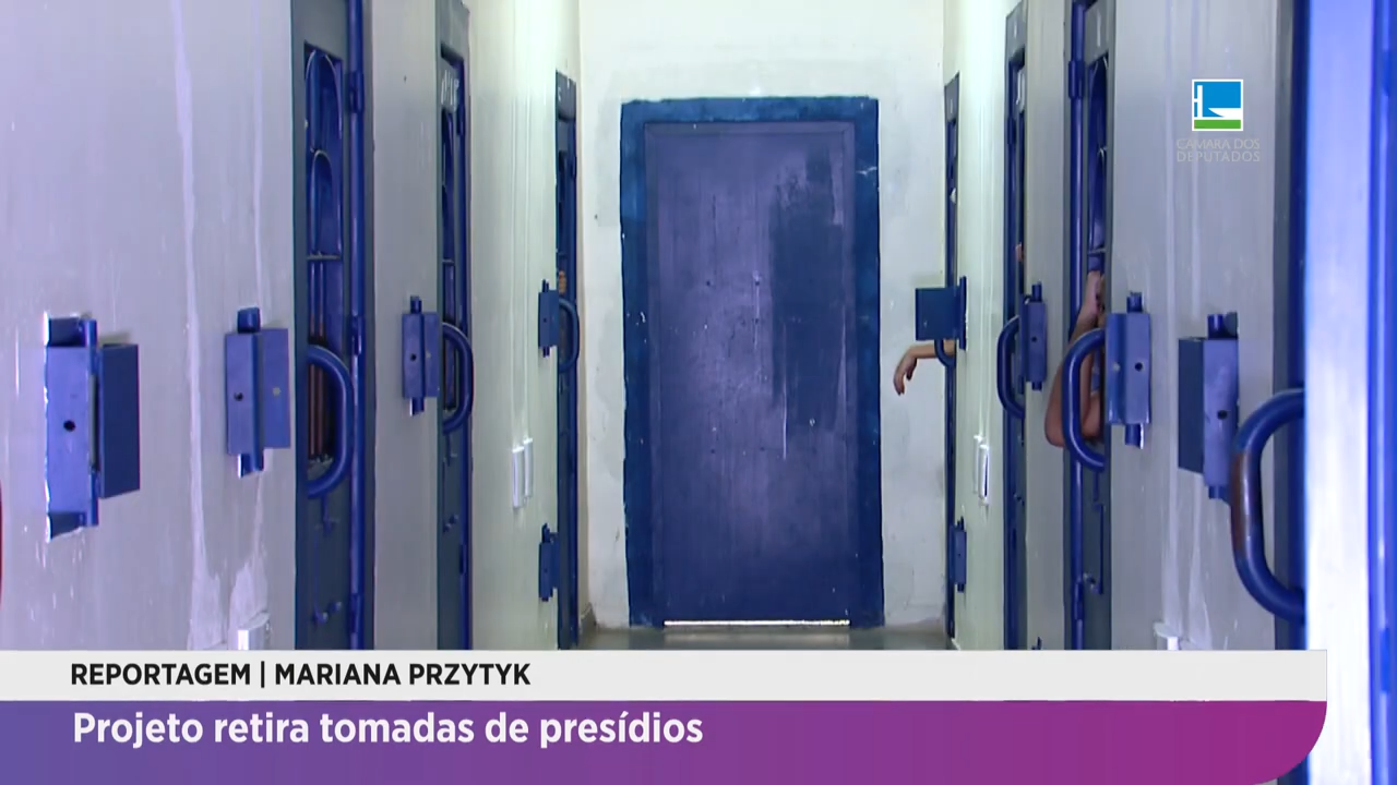 Projeto retira tomadas de presídios - 17/11/23