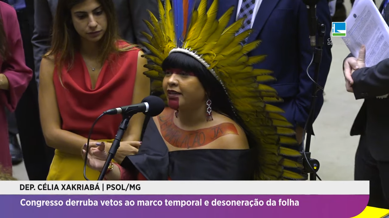 Congresso derruba vetos ao marco temporal e desoneração da folha - 14/12/2023