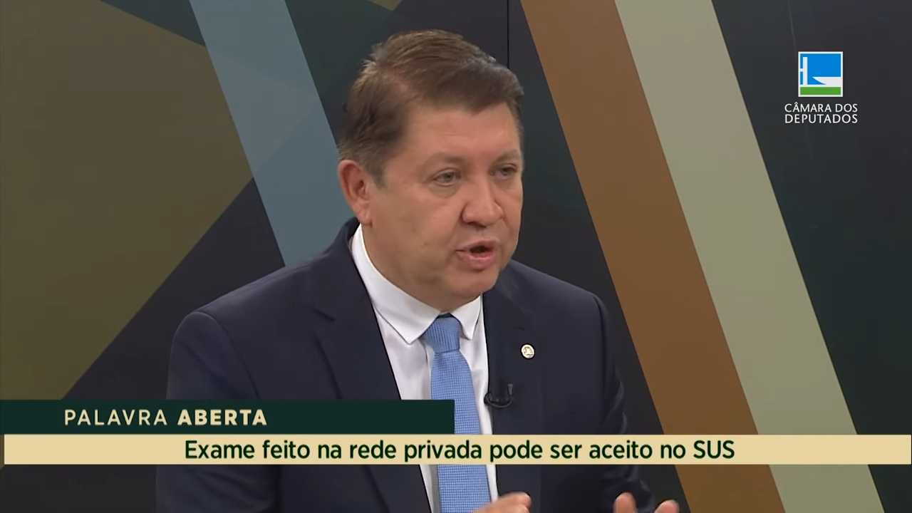 Jefferson Campos quer que exames feitos na rede privada sejam aceitos no SUS