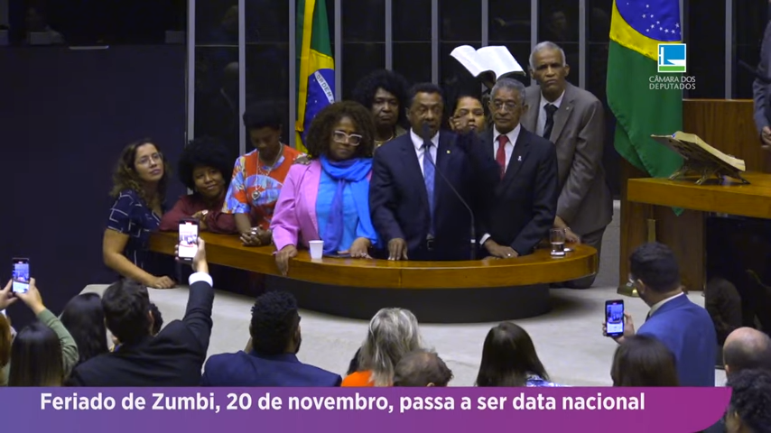 Feriado de Zumbi, 20 de novembro, passa a ser data nacional - 15/01/2024