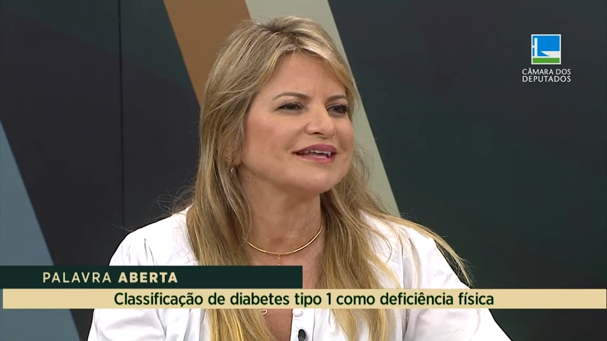 Flávia Morais propõe classificação do diabetes tipo 1 como deficiência física