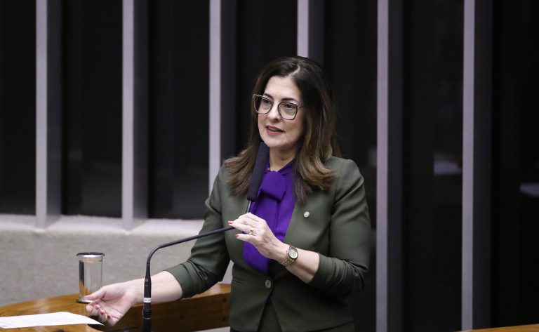 Rogéria Santos discursa na tribuna do Plenário
