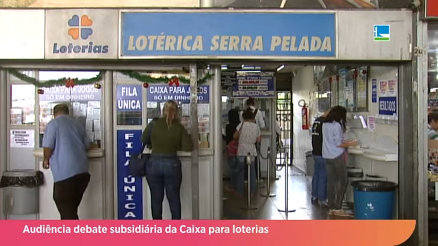 Audiência debate subsidiária da Caixa para loterias