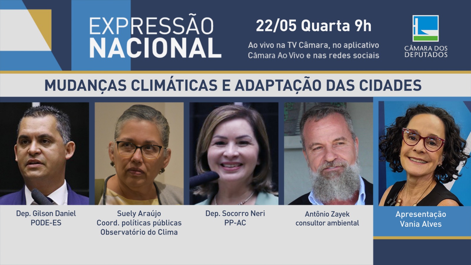 Expressão Nacional - Mudanças climáticas e adaptação das cidades