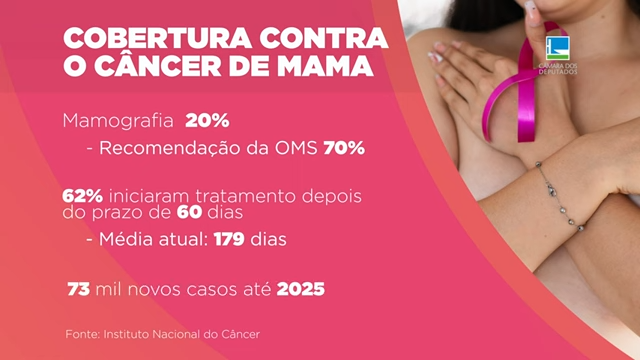 Audiência debate baixa cobertura contra o câncer de mama - 29/05/2024