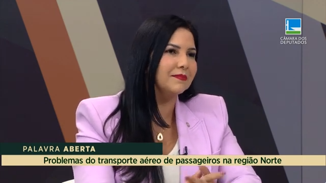 Cristiane Lopes explica problemas do transporte aéreo de passageiros na região Norte