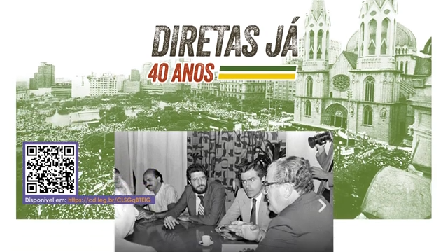 Cultura na Câmara - Exposição "Diretas Já: 40 anos"