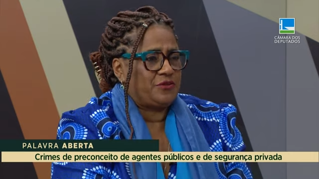 Reginete Bispo fala de crimes de preconceito de agentes públicos e de segurança privada