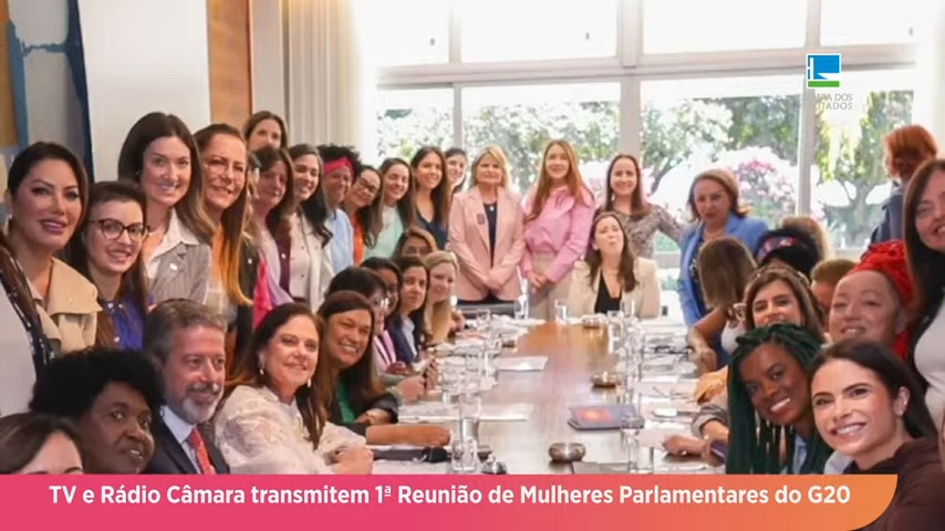 TV e Rádio Câmara transmitem 1ª Reunião de Mulheres Parlamentares do G20
