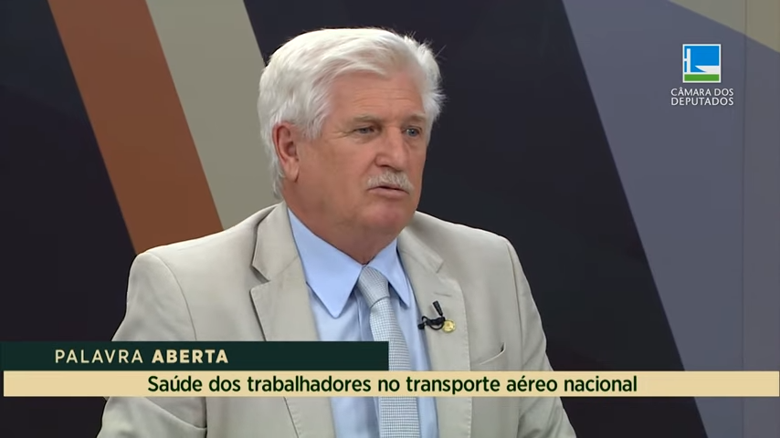 Airton Faleiro fala sobre saúde dos trabalhadores no transporte aéreo nacional