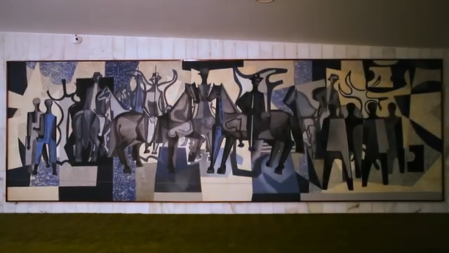 Cultura na Câmara - Quadro Candangos, do pintor Di Cavalcanti