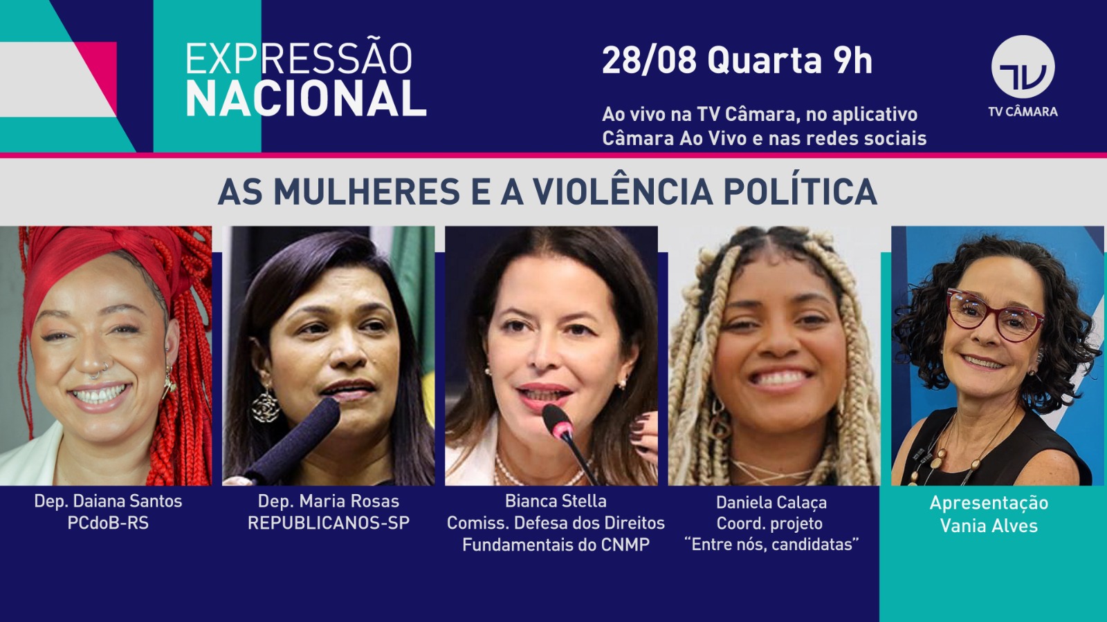 Expressão Nacional - As mulheres e a violência política