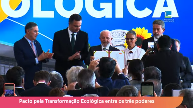 Presidente da Câmara assina Pacto pela Transformação Ecológica