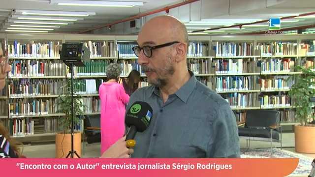 "Encontro com o Autor" entrevista o jornalista Sérgio Rodrigues
